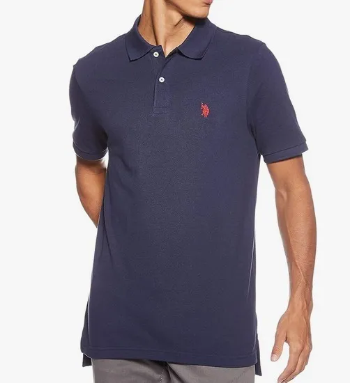 US POLO ASSN.  |Street Style Plain Cotton Short Sleeves Logo Polos