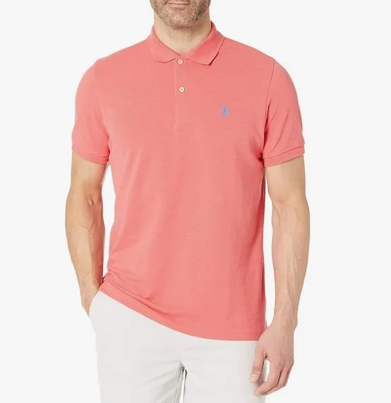 US POLO ASSN.  |Street Style Plain Cotton Short Sleeves Logo Polos