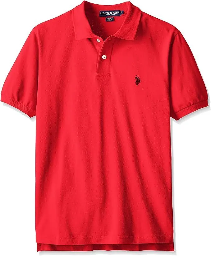 US POLO ASSN.  |Street Style Plain Cotton Short Sleeves Logo Polos