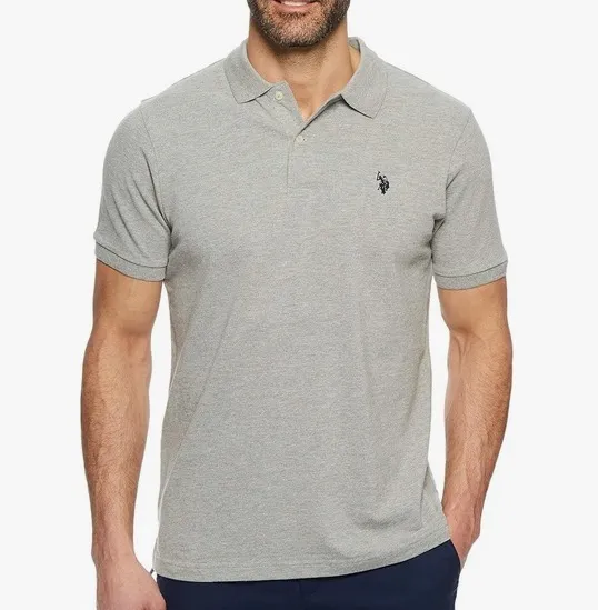 US POLO ASSN.  |Street Style Plain Cotton Short Sleeves Logo Polos