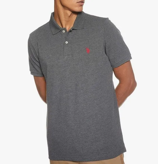 US POLO ASSN.  |Street Style Plain Cotton Short Sleeves Logo Polos