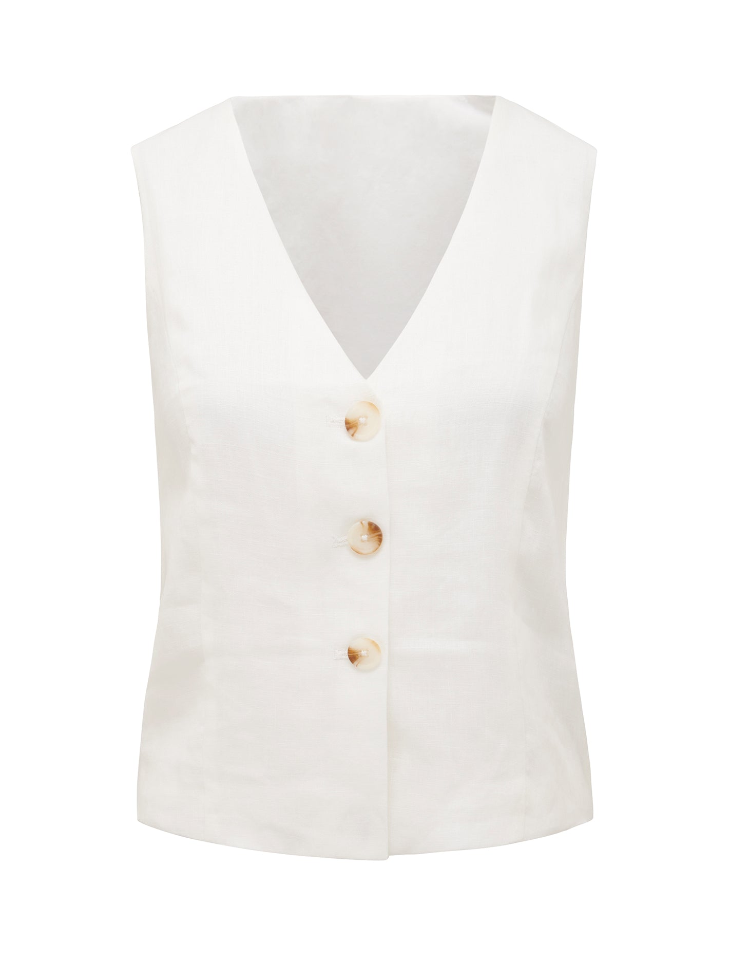 Veruca Linen Vest Top