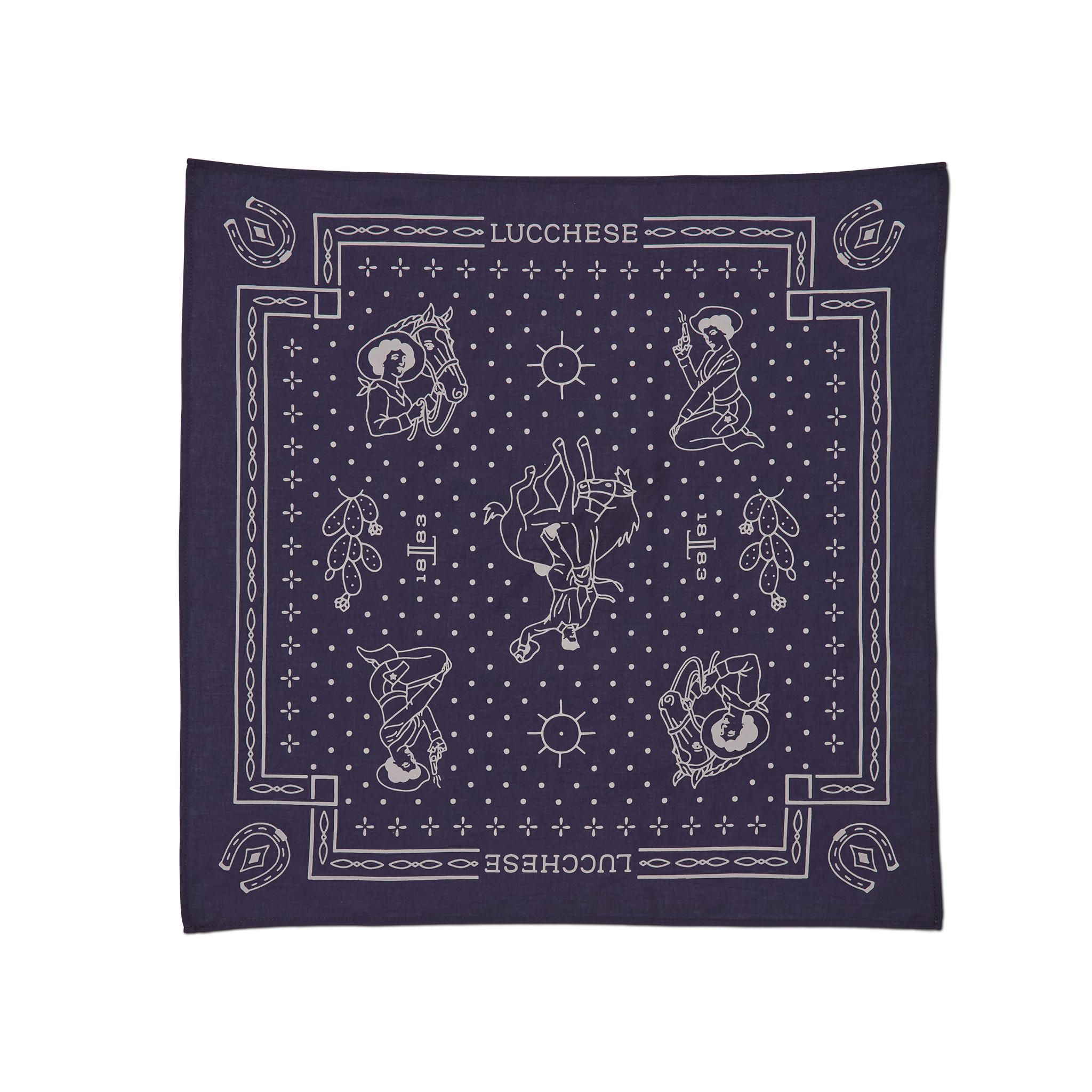 Western Bandana :: Navy