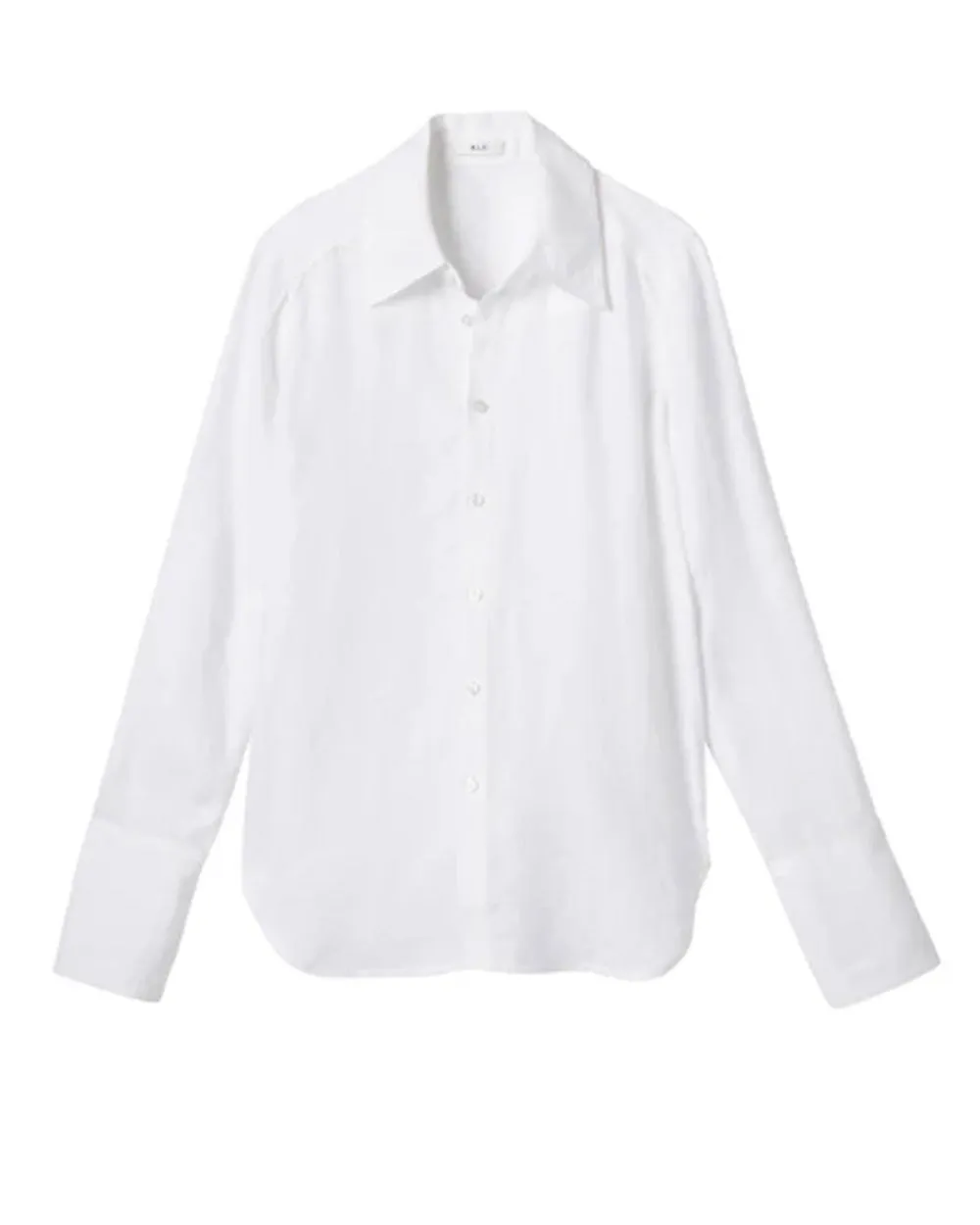 White Aiden Linen Top