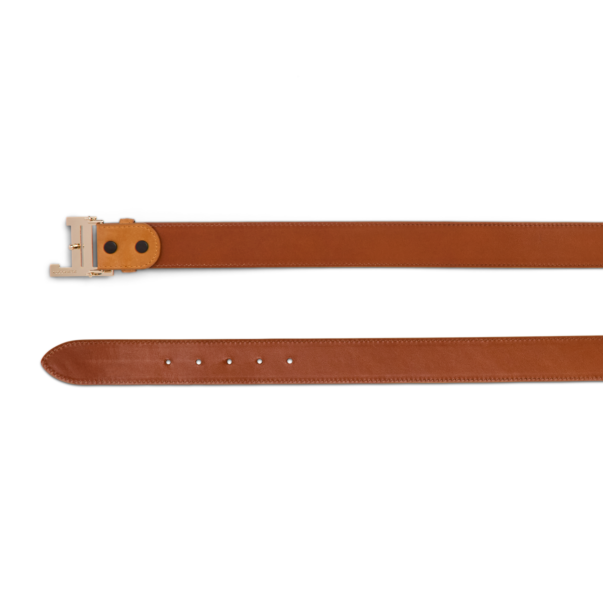 Women's Mirrored-L Belt :: Honey